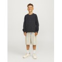 JACK & JONES Junior Jones Strik Crew Neck - Asphalt