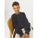 JACK & JONES Junior Jones Strik Crew Neck - Asphalt