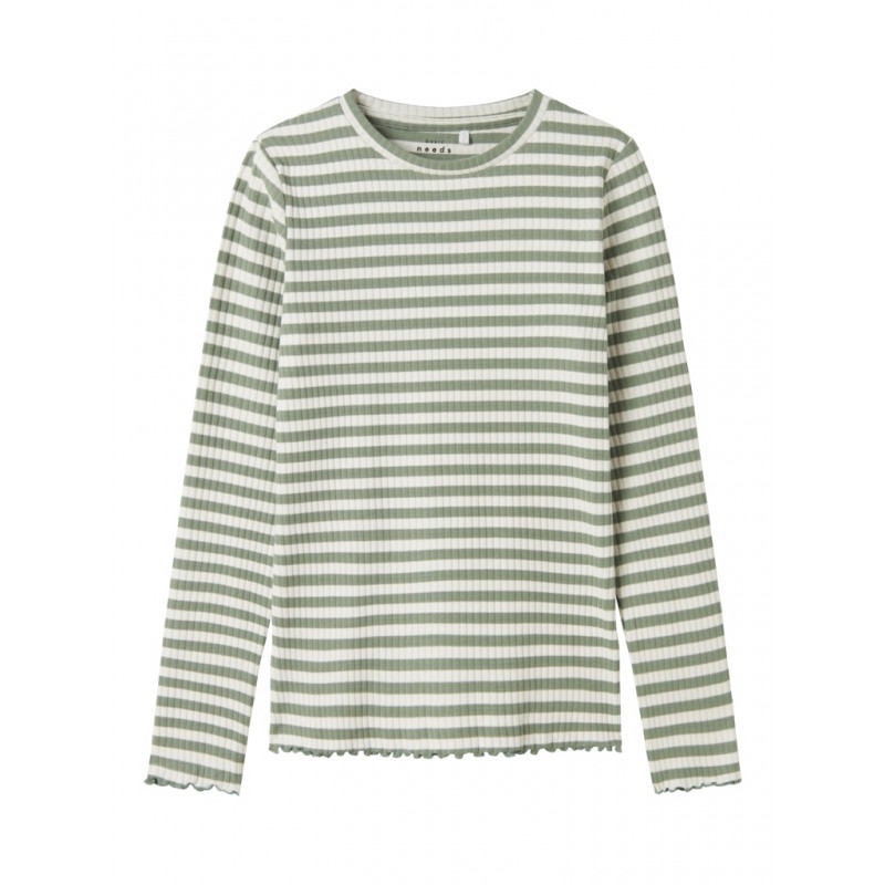 NAME IT Kids Vemmea L/S Slim Bluse - Lily Pad