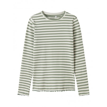 NAME IT Kids Vemmea L/S Slim Bluse - Lily Pad