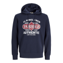 JACK & JONES Jrebcasper Sweat Hood - Sky Captain
