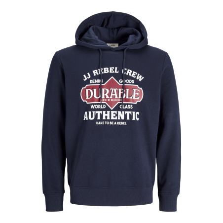 JACK & JONES Jrebcasper Sweat Hood - Sky Captain