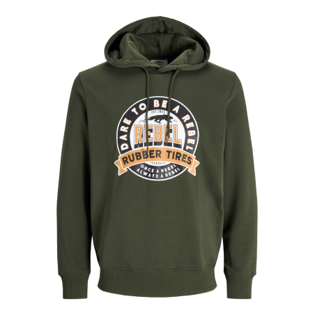 JACK & JONES Jrebcasper Sweat Hood - Kombu Green