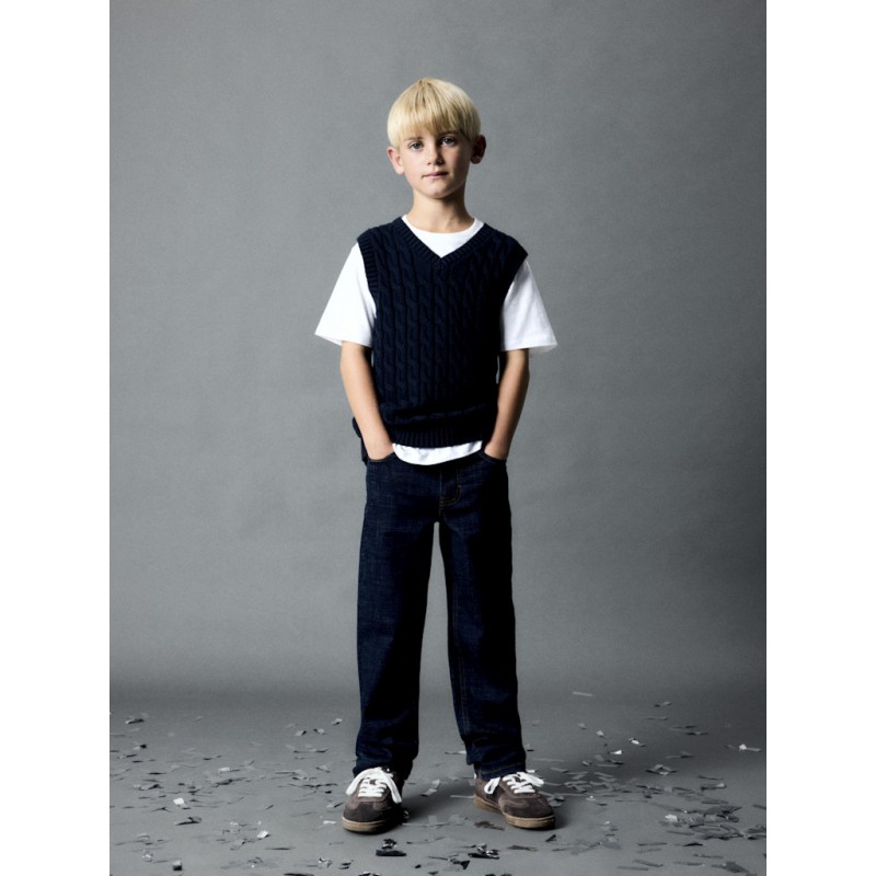 NAME IT Kids Remon Strik Vest - Dark Sapphire