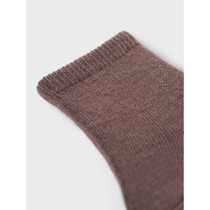 NAME IT Baby Wakta Uld 2-pak Strømper - Purple Dove