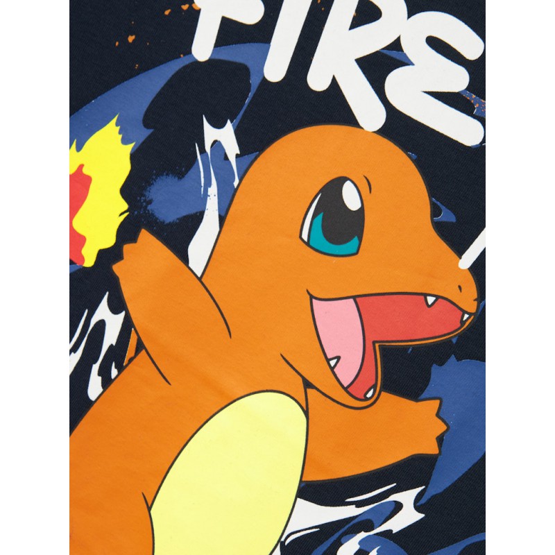 NAME IT Kids Mode Pokemon T-shirt - Dark Sapphire