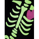 NAME IT Mini Halloween Skelet Sæt - Sort