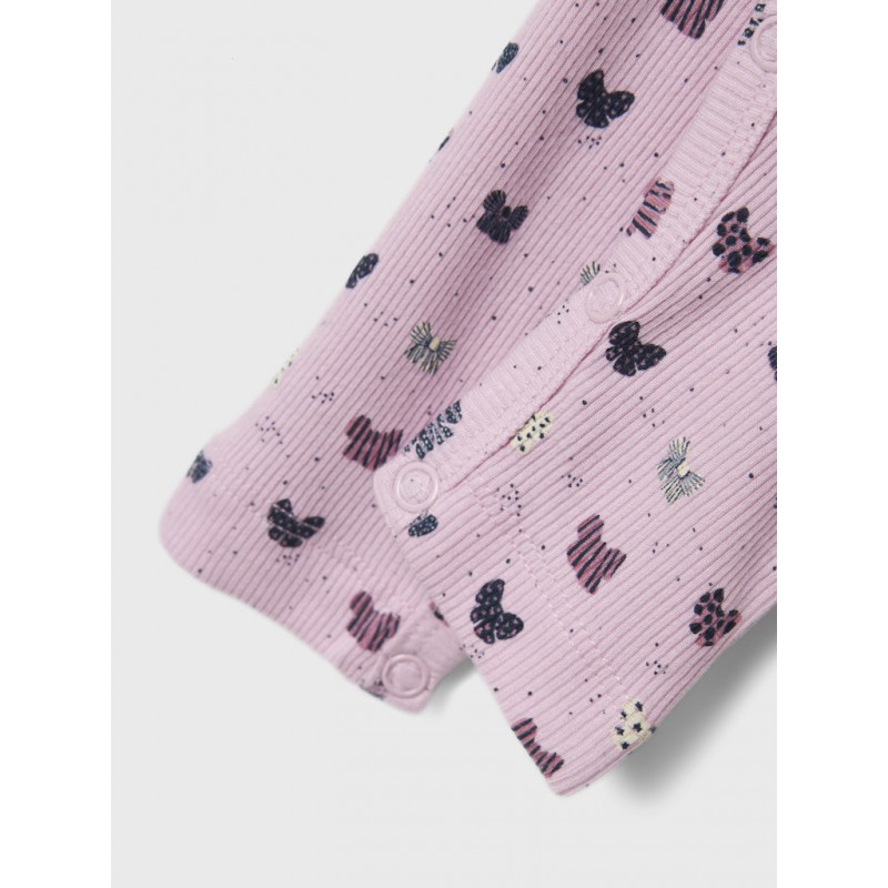 NAME IT Baby Sløjfe Rib Heldragt - Corsage