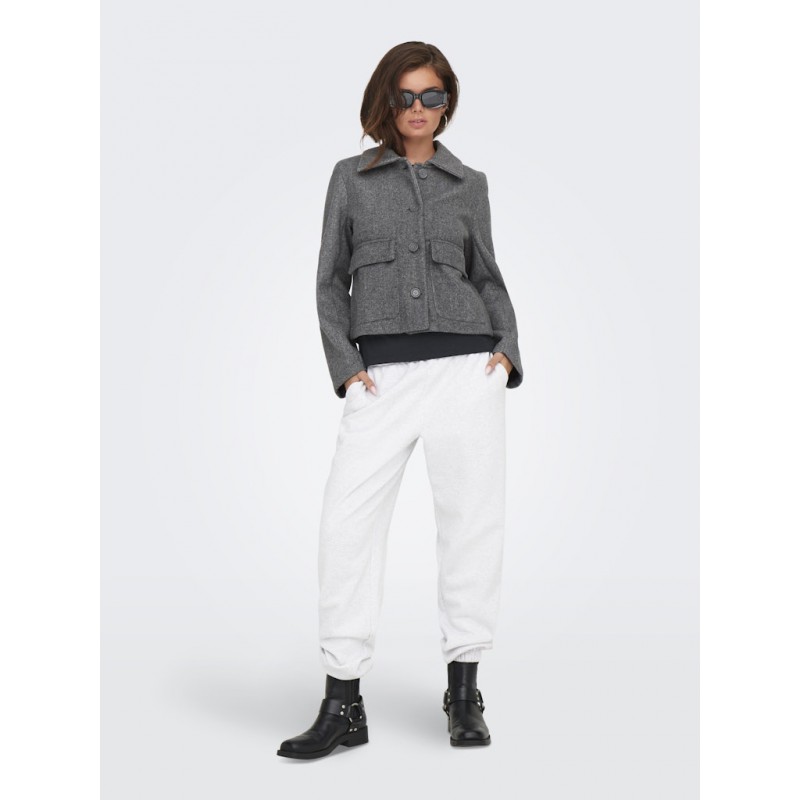 JDY Mellow Jakke - Dark Grey Melange