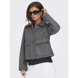 JDY Mellow Jakke - Dark Grey Melange