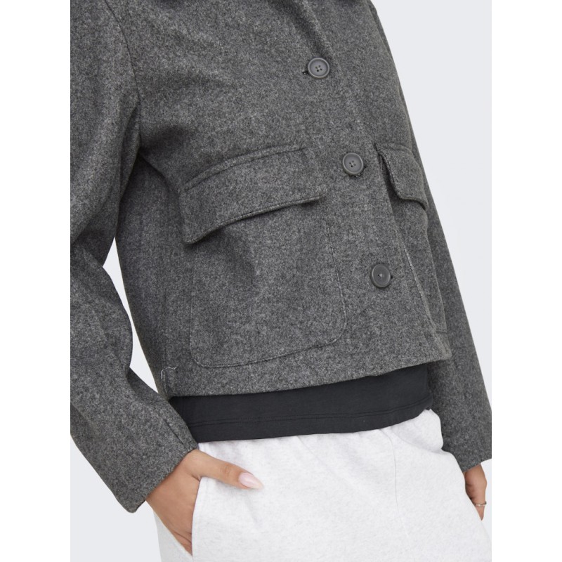 JDY Mellow Jakke - Dark Grey Melange