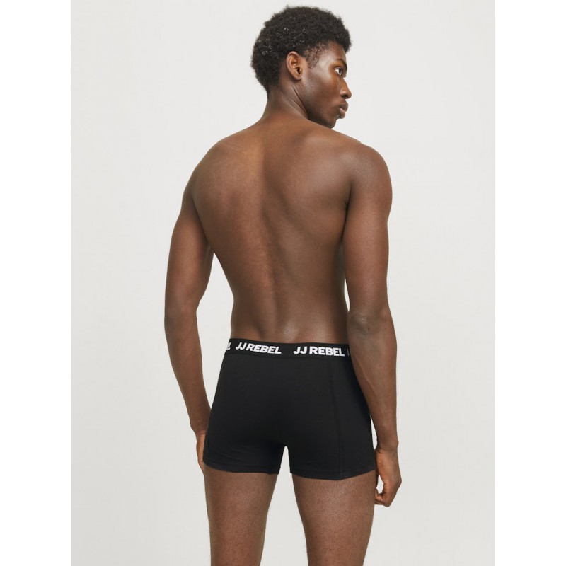 JJ Rebel Logo Boxershorts 3 Pack - Sort