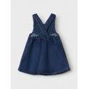 NAME IT Baby Denim Spencer Kjole - Dark Blue Denim