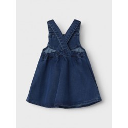 NAME IT Baby Denim Spencer Kjole - Dark Blue Denim