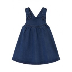 NAME IT Baby Denim Spencer Kjole - Dark Blue Denim