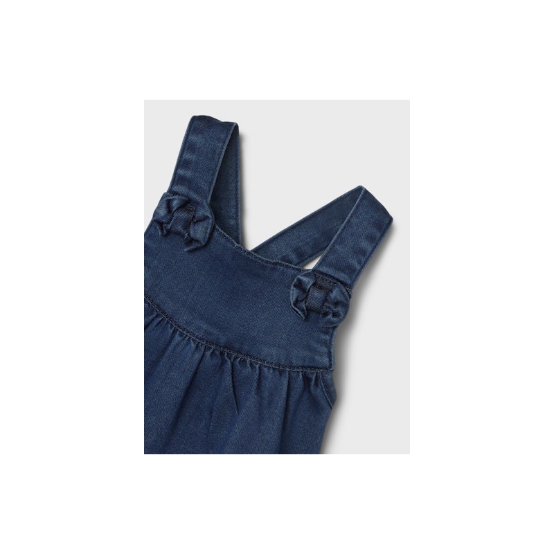 NAME IT Baby Denim Spencer Kjole - Dark Blue Denim