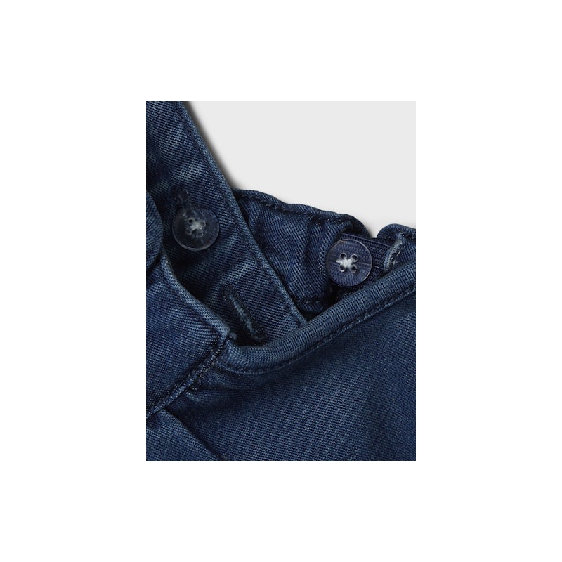 NAME IT Baby Denim Spencer Kjole - Dark Blue Denim