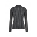 SOYACONCEPT - Violetta Bluse Sort/Metallic