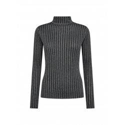 SOYACONCEPT - Violetta Bluse Sort/Metallic