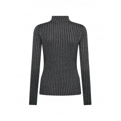 SOYACONCEPT - Violetta Bluse Sort/Metallic