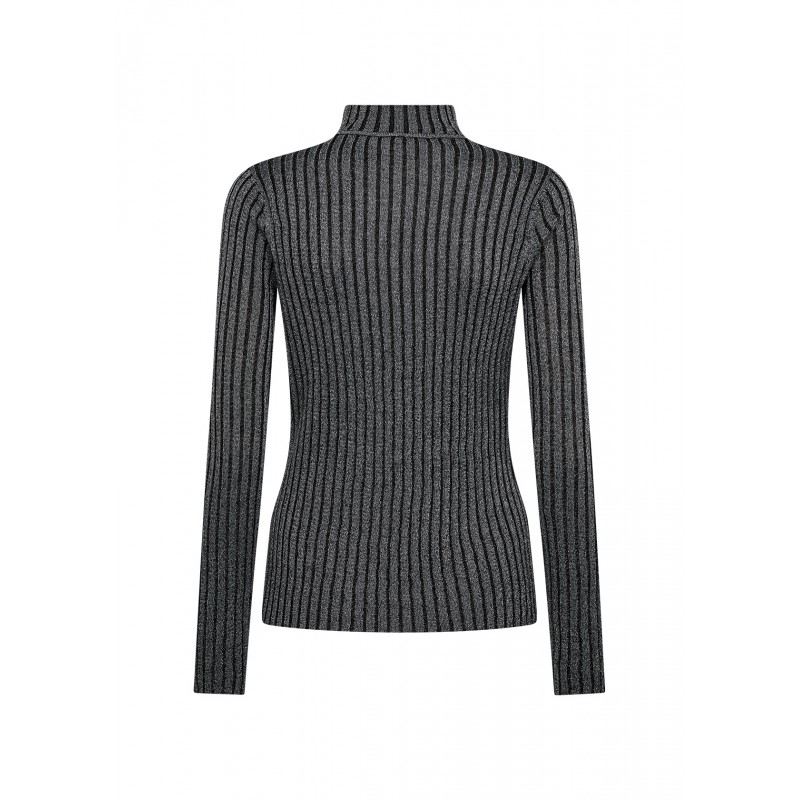 SOYACONCEPT - Violetta Bluse Sort/Metallic