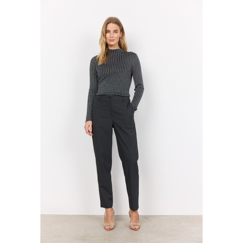 SOYACONCEPT - Violetta Bluse Sort/Metallic