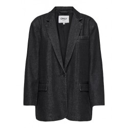 ONLY Cory Denim Blazer - Washed Black