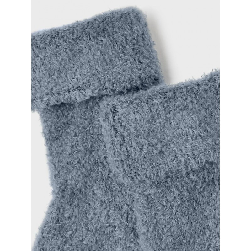 NAME IT BABY Ollo terry fluffy strømper - Flint Stone