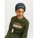 JACK & JONES Junior Vesterbro Beanie / Hue - Forest River