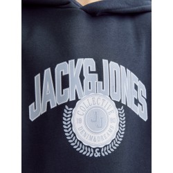 JACK & JONES Junior Varsity Branding Hoodie - Sky Captain