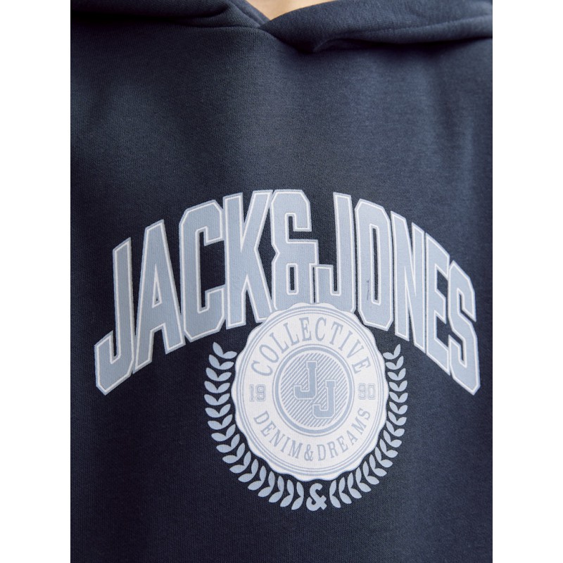 JACK & JONES Junior Varsity Branding Hoodie - Sky Captain