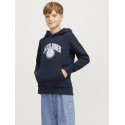 JACK & JONES Junior Varsity Branding Hoodie - Sky Captain