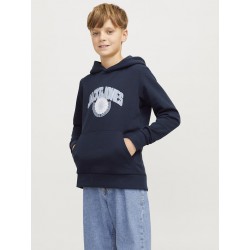 JACK & JONES Junior Varsity Branding Hoodie - Sky Captain