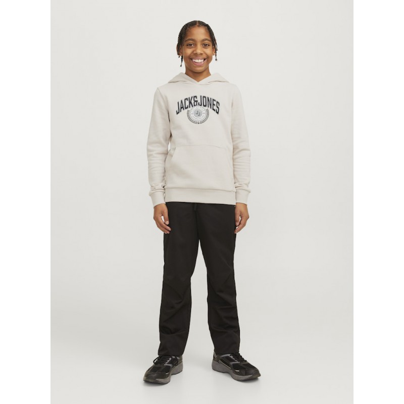 JACK & JONES Junior Varsity Branding Hoodie - Moonbeam