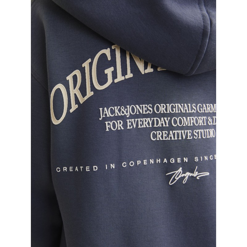 JACK & JONES Junior Frederiksberg Hoodie - Nightshadow Blue