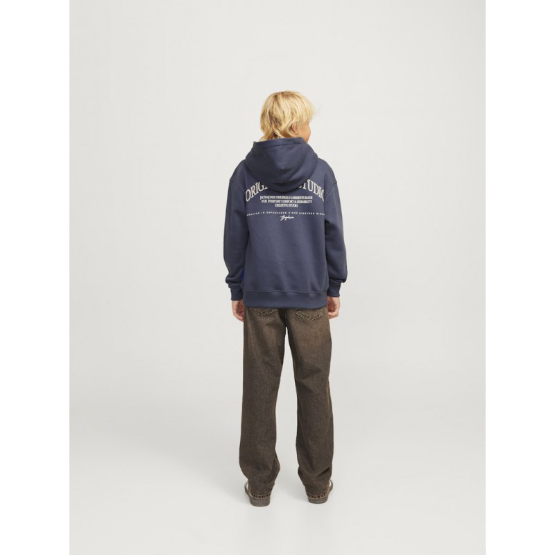 JACK & JONES Junior Frederiksberg Hoodie - Nightshadow Blue