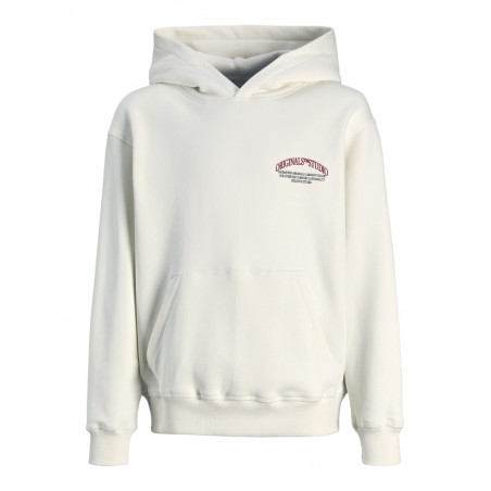 JACK & JONES Junior Frederiksberg Hoodie - Antique White