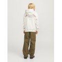 JACK & JONES Junior Frederiksberg Hoodie - Antique White