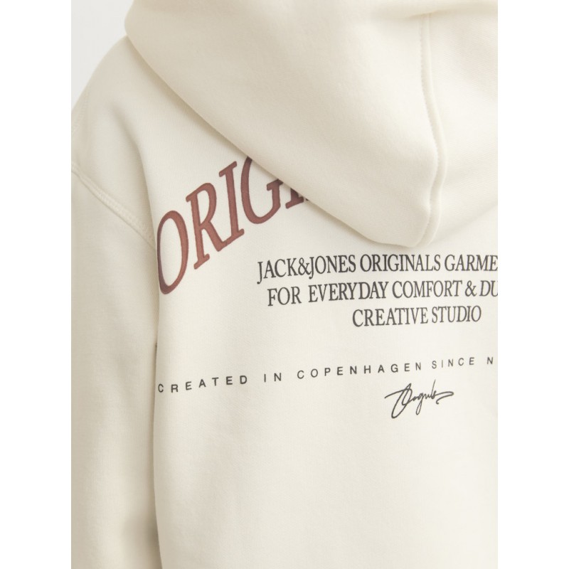 JACK & JONES Junior Frederiksberg Hoodie - Antique White