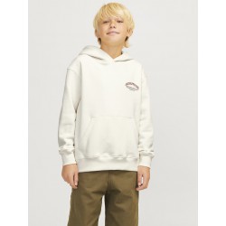 JACK & JONES Junior Frederiksberg Hoodie - Antique White