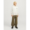 JACK & JONES Junior Frederiksberg Hoodie - Antique White