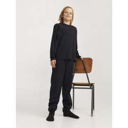 JACK & JONES Junior Solid Lounge Sæt - Sort