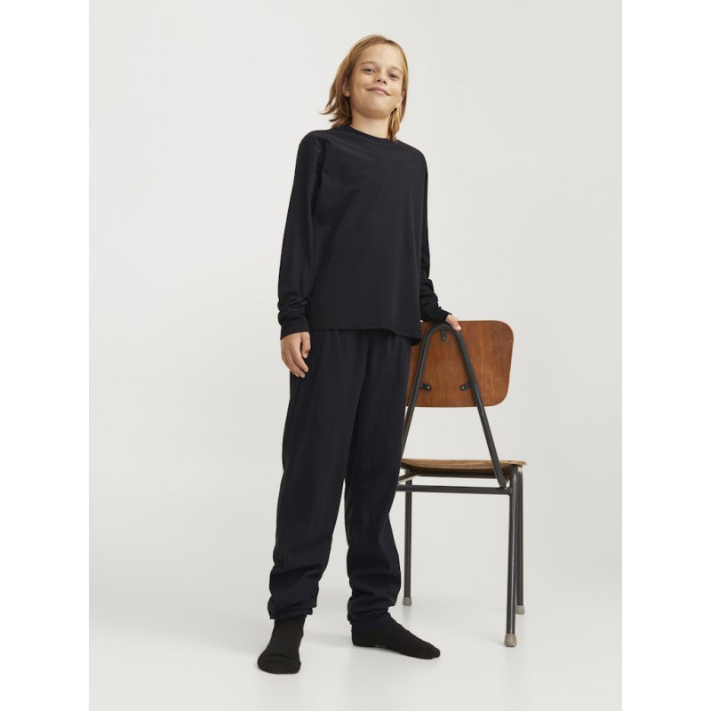 JACK & JONES Junior Solid Lounge Sæt - Sort