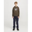 JACK & JONES Junior Varsity Branding Hoodie - Canteen