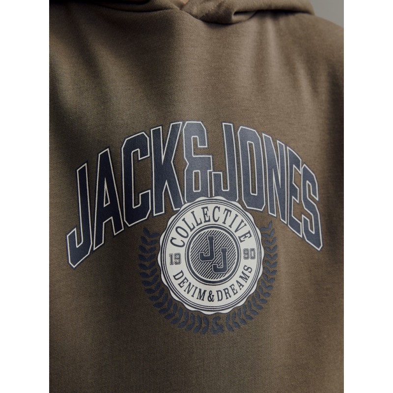 JACK & JONES Junior Varsity Branding Hoodie - Canteen
