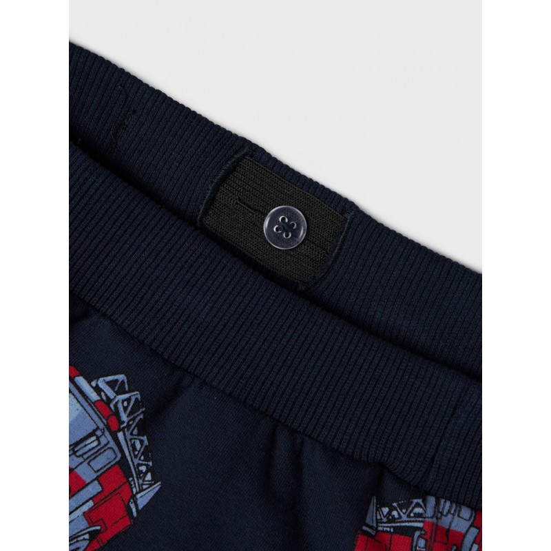 NAME IT Mini Obil Brandbil Sweatpants - Dark Sapphire