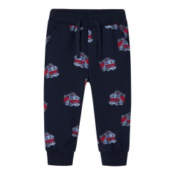 NAME IT Mini Obil Brandbil Sweatpants - Dark Sapphire