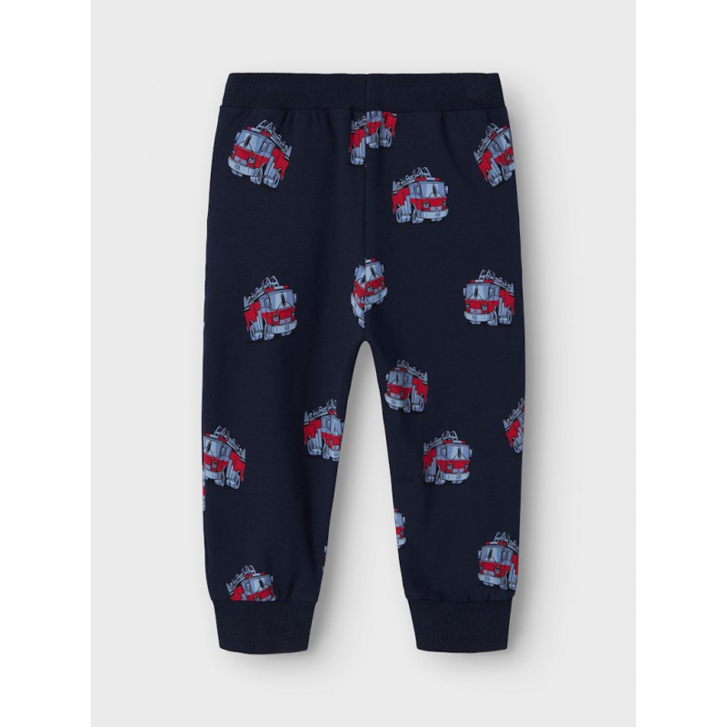NAME IT Mini Obil Brandbil Sweatpants - Dark Sapphire