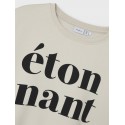 NAME IT Kids Oriana Relaxed Sweatshirt -  Birch