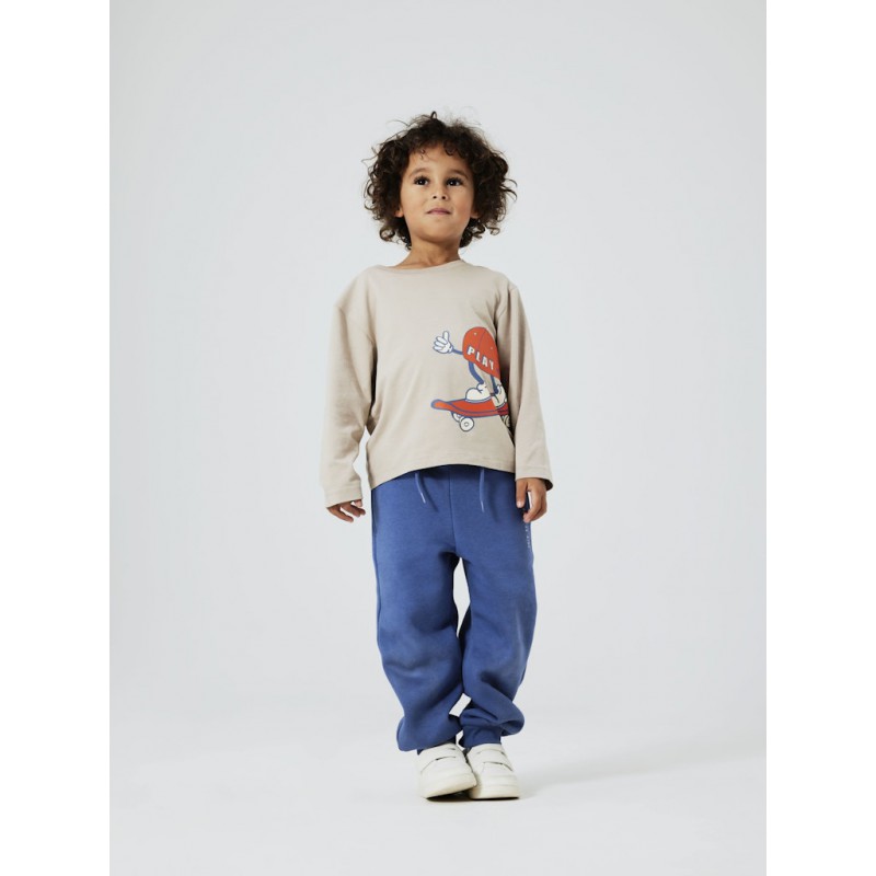 NAME IT Mini Otto Regular Sweatpants - Bijou Blue